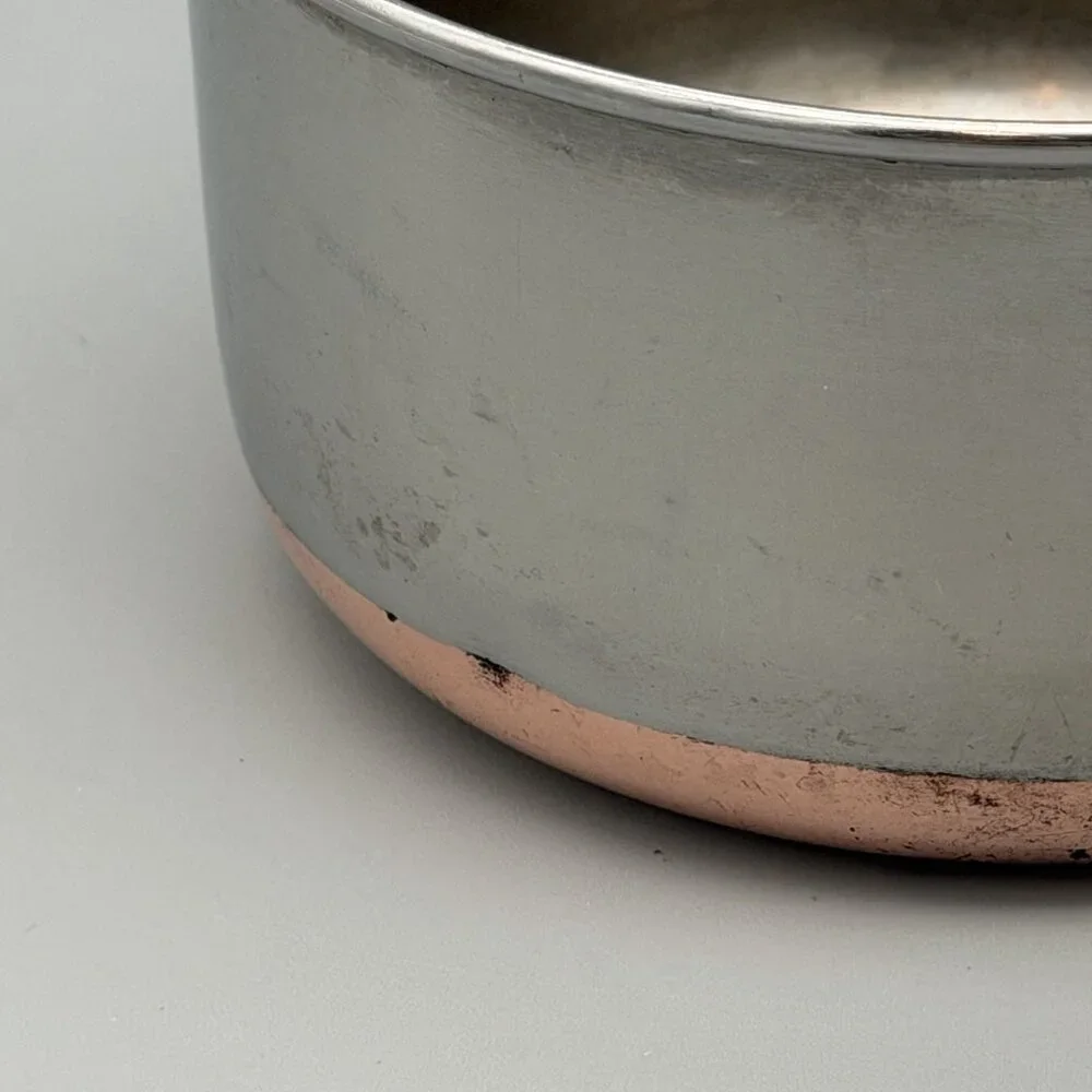 Vintage Revere Ware 1801 1 Qt. Sauce Pan Pot with Copper Bottom & Lid